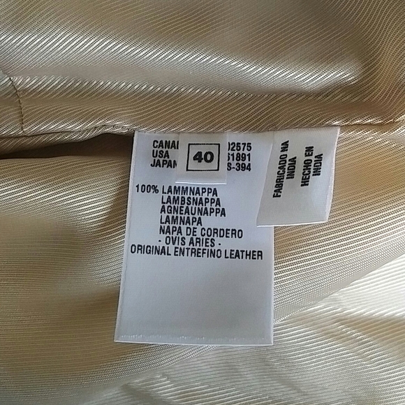 HOST PICK❤ LAUREL BY ESCADA - luxe soft pearly lime lamb jack - Picture 4 of 5